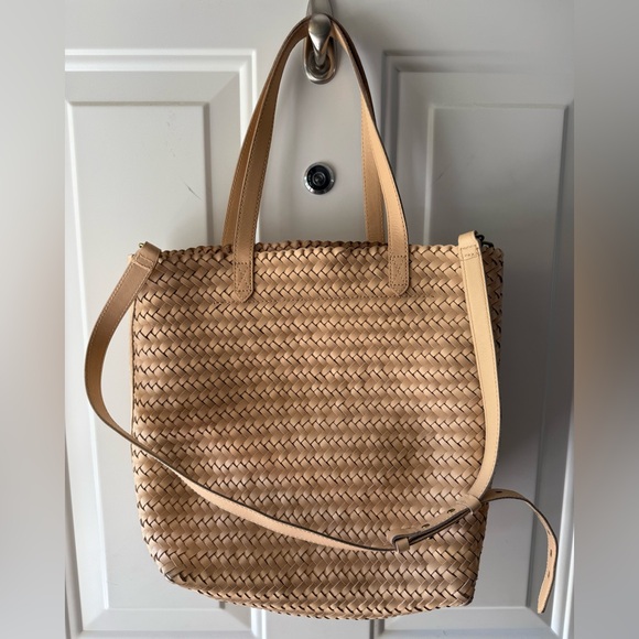 Madewell Medium Transport Tote: Woven Leather Edition - Picture 1 of 10